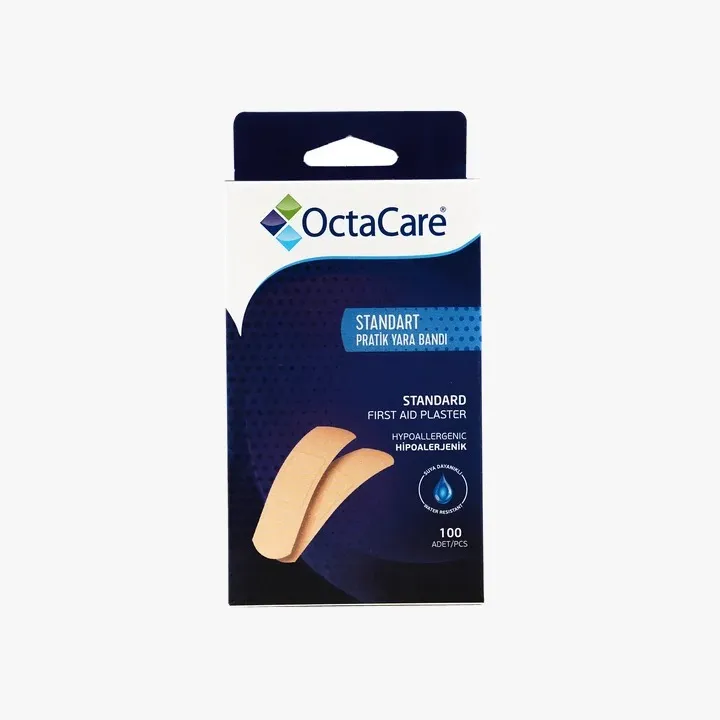 OCTACARE STANDARD FIRST AID PLASTERS 100 PCS
