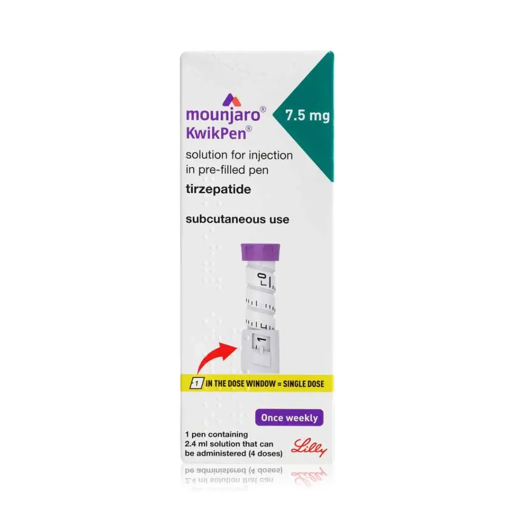 MOUNJARO KWIKPEN 7.5 MG/0.6 ML 2.4 ML