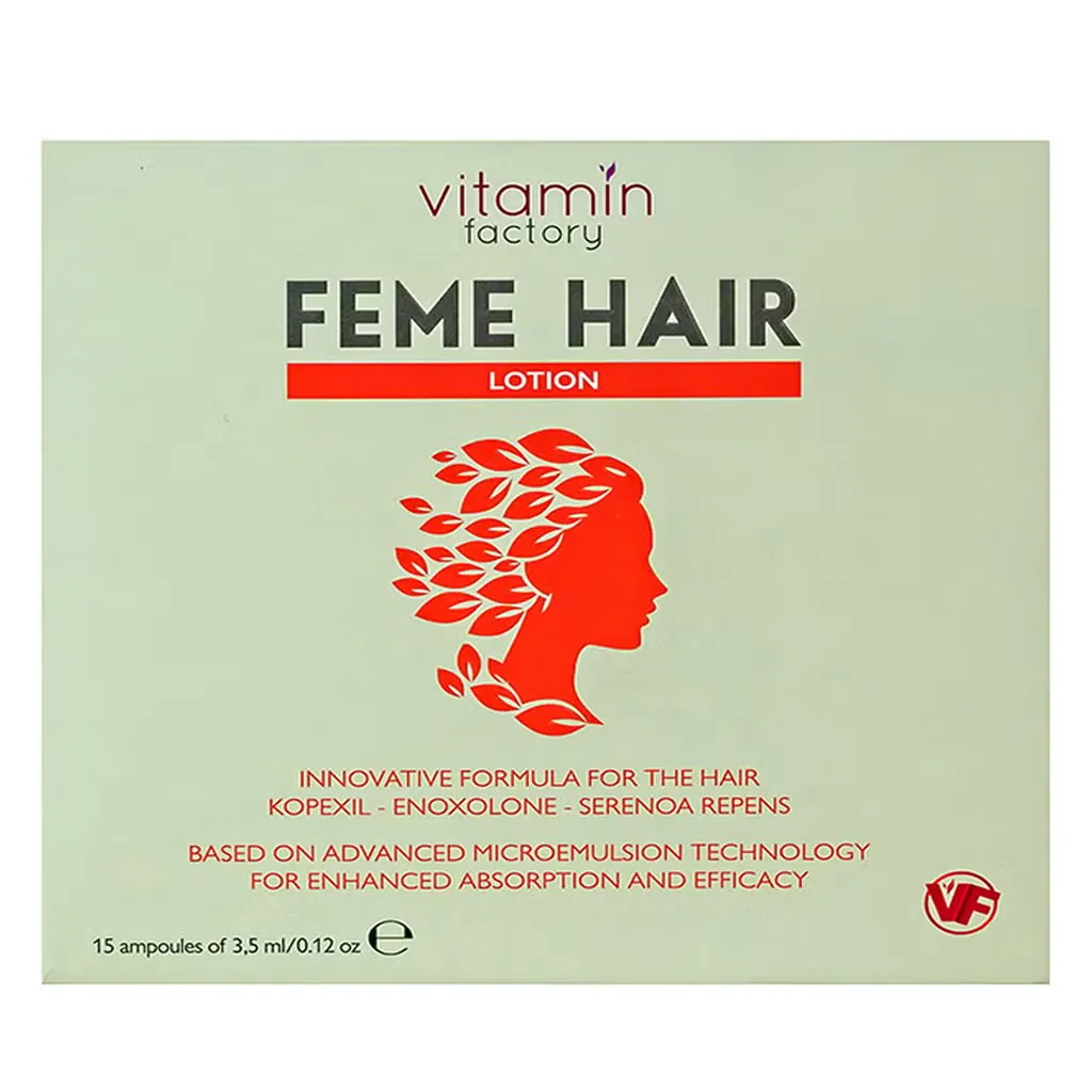 FEME HAIR LOTION 15 AMPOULES OF 3,5 ML