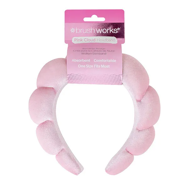 BRUSH WORKS PINK CLOUD HEAD BAND