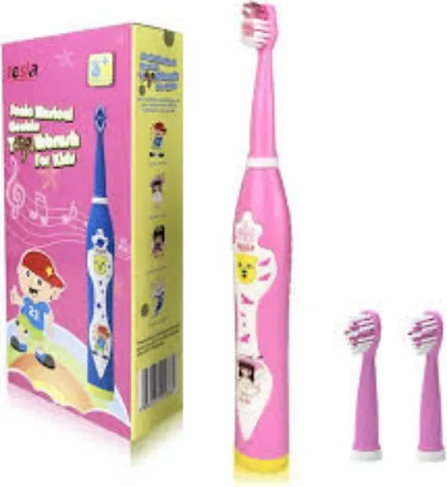 DR.FAY TESLA SONIC MUSICAL ELECTRIC TOOTHBRUSH KIDS (BLUE COLOUR)