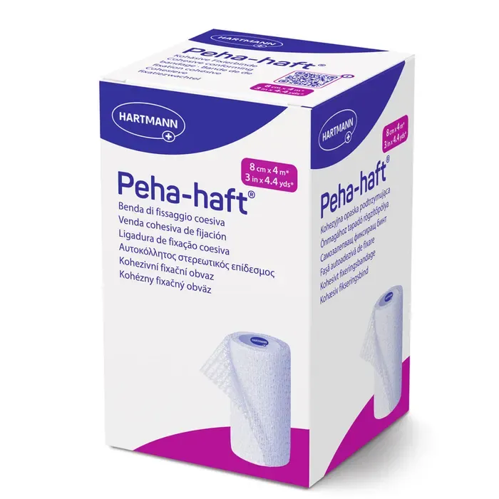 HARTMANN PEHA-HAFT LATEX-FREE COHESIVE 8CM X 4M BANDAGE