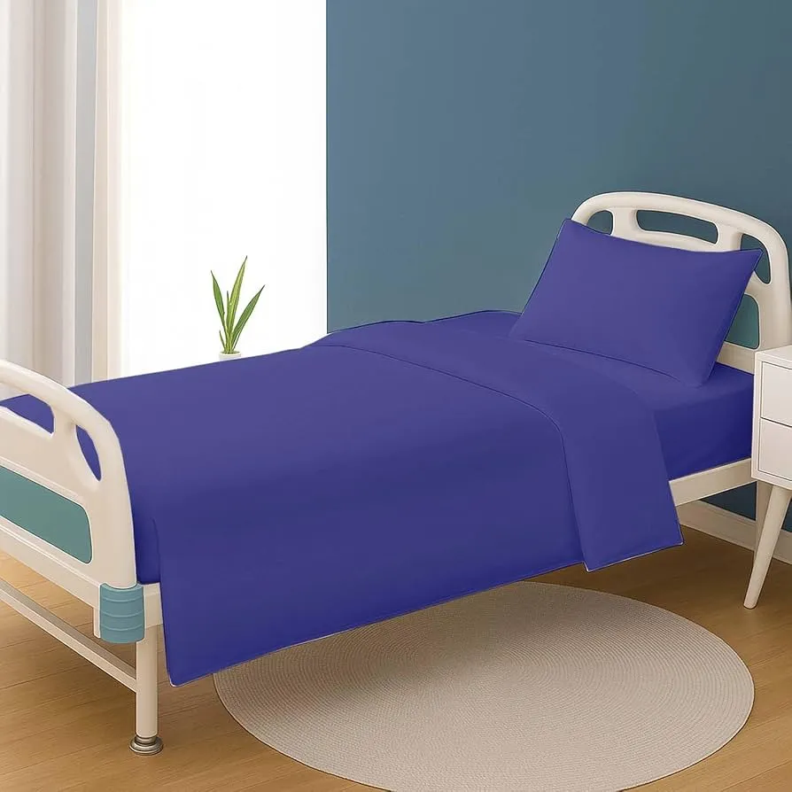 SINGLE BED SHEET COLOUR WITH PILLOW CASE