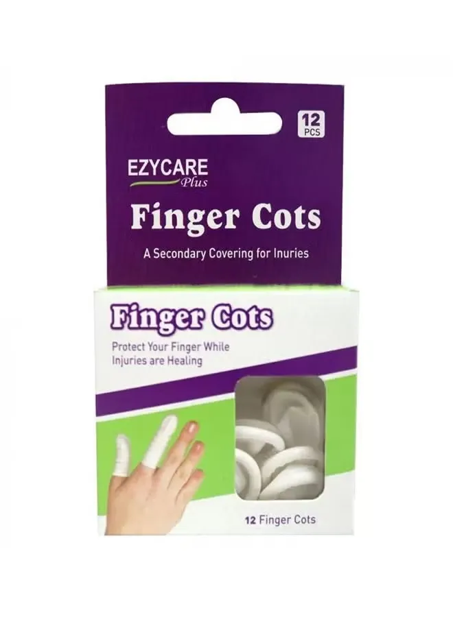 EZYCARE PLUS FINGER COTS 12 PCS