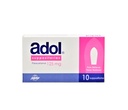 ADOL 125 MG 10 SUPPOSITORIES