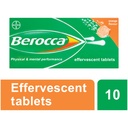 BEROCCA 10 EFFERVESCENT TABLETS