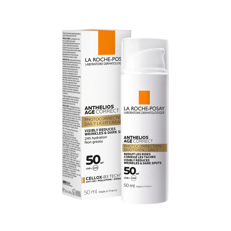 LA ROCHE-POSAY ANTHELIOS AGE CORRECT DAILY LIGHT CREAM SPF50 50 ML ...