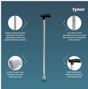 TYNOR WALKING STICK L-TYPE L08 SILVER