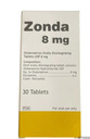 ZONDA 8 MG 30 TABLETS