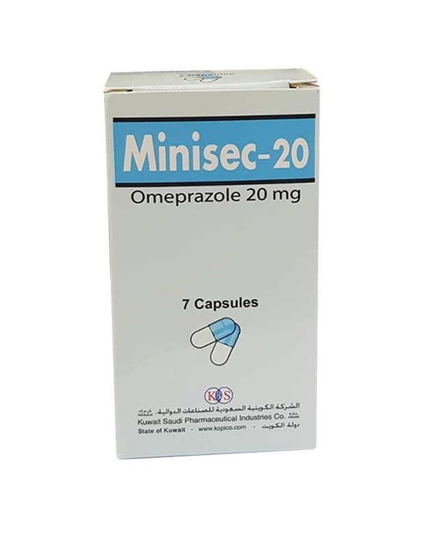 MINISEC 20 MG 7 CAPSULES | Rosh Pharmacy