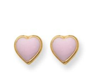 152 18K GOLD PLATED HEART 4 5 MM