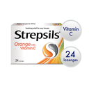 STREPSILS ORANGE & V-C 24 LOZENGES