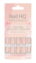 NAIL HQ OVAL FRENCH 24 NAILS