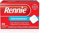 RENNIE PEPPERMINT CHEWABLE 96 TABLETS