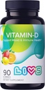 LIVS VITAMIN D 2000 IU WITH MIXED FLAVOR 90 GUMMIES