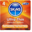 SKINS ULTRA THIN 4 CONDOMS