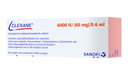CLEXANE 60MG/ 0.6ML 2 SYRINGS